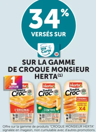 Gamme de Croque Monsieur Herta