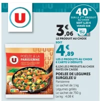 Poelee de Legumes Surgelee U