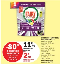 Detergent Vaisselle Machine Fairy Platinum Plus