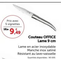 Couteau OFFICE Lame 9 cm Laguiole Heritage
