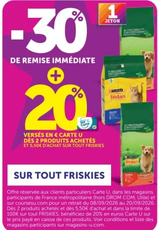 Aliments pour chiens et chats Friskies
