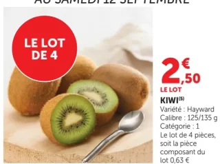Kiwi Hayward le lot de 4 pièces
