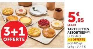 Tartelettes assorties