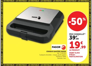 Croque gaufre Fagor FGSU130