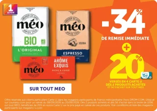 Gamme de café Méo