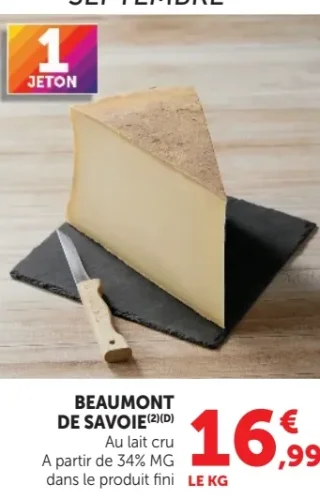 Fromage Beaumont de Savoie