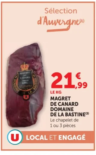 Magret de canard Domaine de la Bastine