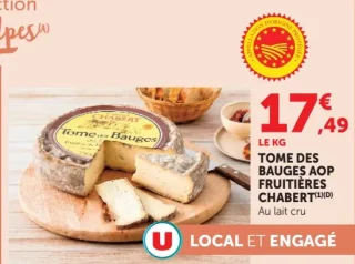 Tome des Bauges AOP Fruitières Chabert