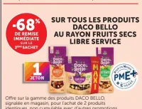 Produits Daco Bello au rayon fruits secs