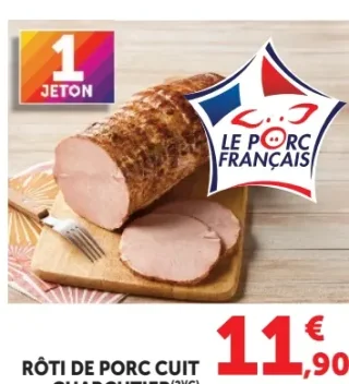 Rôti de porc cuit charcutier