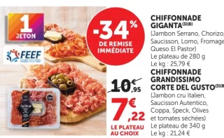 Chiffonnade Giganta ou Chiffonnade Grandissimo Corte Del Gusto