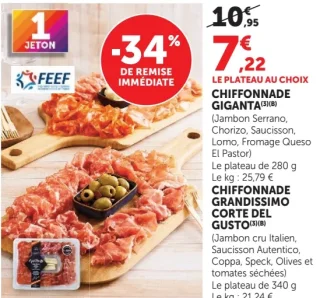 Corte Del Gusto Chiffonnade Giganta ou Chiffonnade Grandissimo