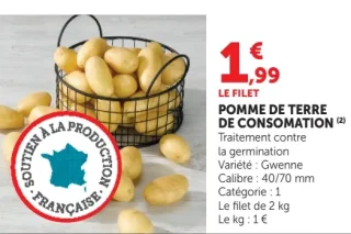 Pomme de terre de consomation
