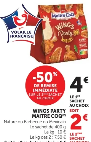 Wings Party Maître CoQ