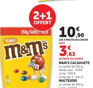 M&M'S Cacahuète / Maltesers