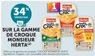Gamme de croque monsieur Herta