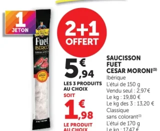 Saucisson Fuet Cesar Moroni