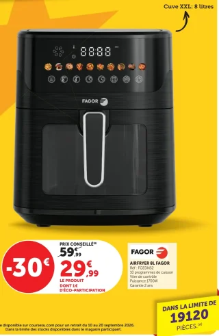 Fagor Airfryer 8L FGEDN52