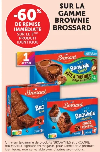 Gamme de produits Brownie et Brookie Brossard