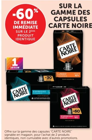 Capsules Carte Noire