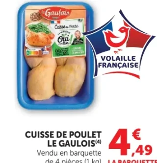 Cuisse de poulet Le Gaulois