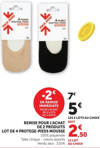 Lot de 4 protège-pieds mousse