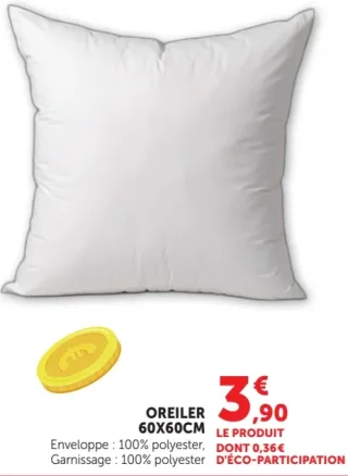 Oreiller 60x60cm