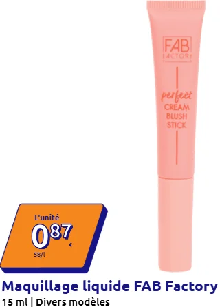 Maquillage liquide FAB Factory