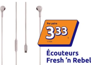 Écouteurs Fresh 'n Rebel