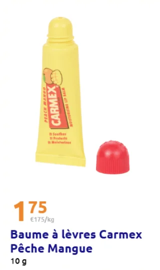 Baume à lèvres Carmex Pêche Mangue