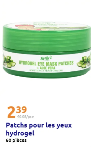 Betty's Patchs pour les yeux hydrogel