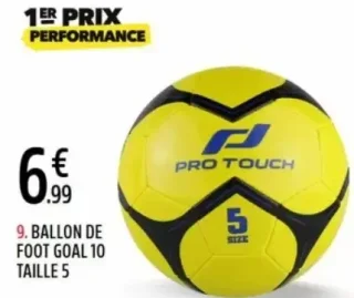 Ballon de foot Goal 10 Taille 5 PRO TOUCH
