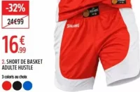 Short de basket adulte Hustle Spalding