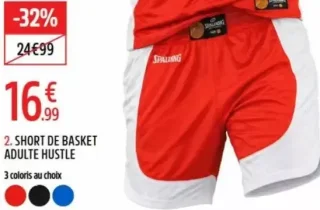 Short de basket adulte Hustle Spalding