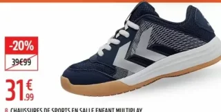Chaussures de sports en salle enfant Multiplay Hummel