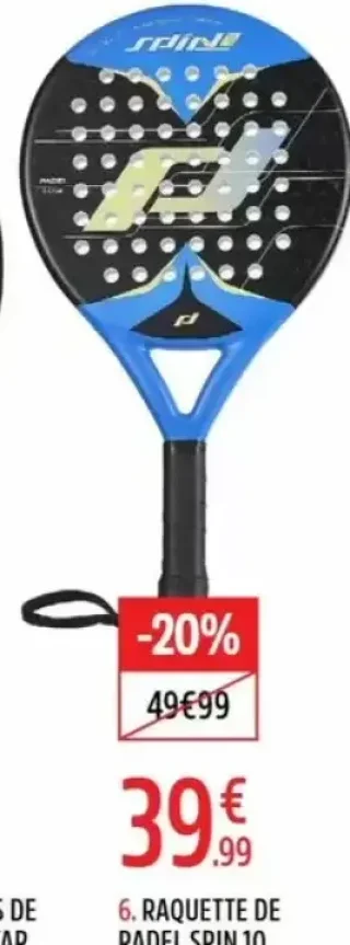 Raquette de padel Spin 10 Pro Touch