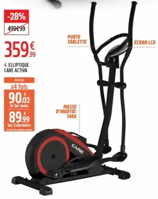 Vélo elliptique CARE Activa