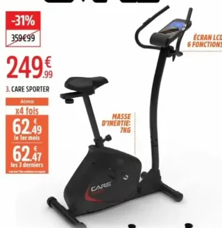 Vélo d'appartement CARE Sporter