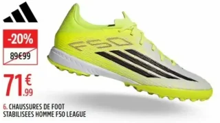 Adidas Chaussures de Foot Stabilisées Homme F50 League
