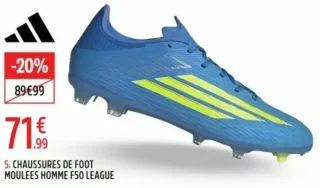Adidas Chaussures de Foot Moulées Homme F50 League