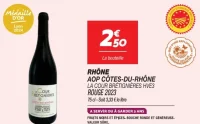 Rhône AOP Côtes-du-Rhône La Cour Brétignières HVE3 Rouge 2023