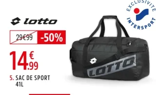 SAC DE SPORT LÉON - LOTTO