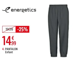PANTALON DE TRAINING JOSH ENFANT - ENERGETICS