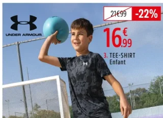 TEE-SHIRT DE TRAINING À MANCHES COURTES TECH™ 2.0 ENFANT - UNDER ARMOUR