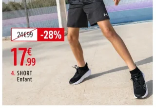 SHORT TECH VENT ENFANT - UNDER ARMOUR