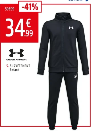 SURVÊTEMENT RIVAL KNIT ENFANT - UNDER ARMOUR