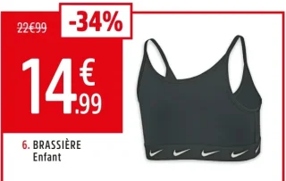 Brassière de training Dri-Fit One enfant - Nike