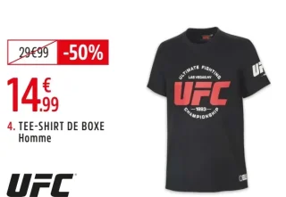 TEE-SHIRT DE BOXE LAS VEGAS HOMME UFC