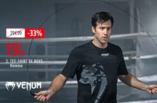 Venum Tee-shirt de boxe Giant Connect Homme
