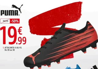Chaussures moulées Attacanto II AG-FG enfant Puma